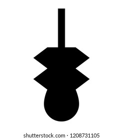 A hanging lamp is for fixing in ceiling 