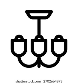 Modelo de design de vetor de ilustração de ícone de lâmpada de suspensão