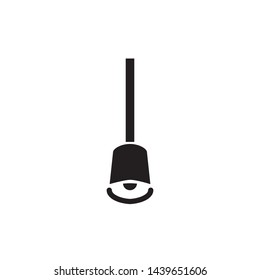 Hanging lamp Icon, lamp symbol, vector