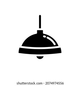hanging lamp icon vector illustration logo template for many purpose. Isolated on white background.