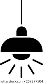 Hanging lamp icon. Lamp Vector illustrationisolated on white background.Premium quality symmbols. flat graphic design.

