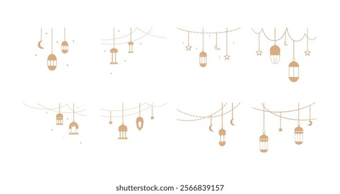 Hanging Lantern Decorative Item Set