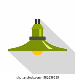 Hanging lantern icon. Flat illustration of hanging lantern vector icon for web