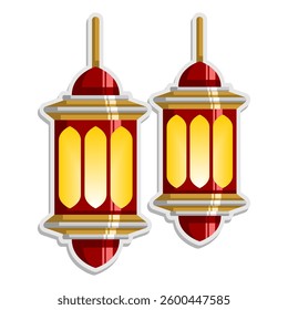 hanging lantern lamp jand draw style