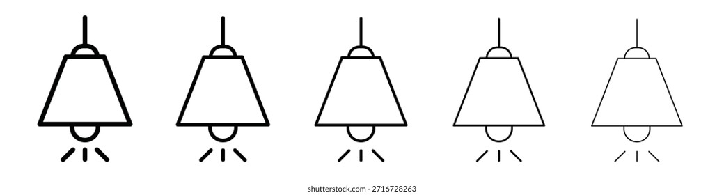 Hanging light icon design, logo, app, UI. Vector illustration, EPS