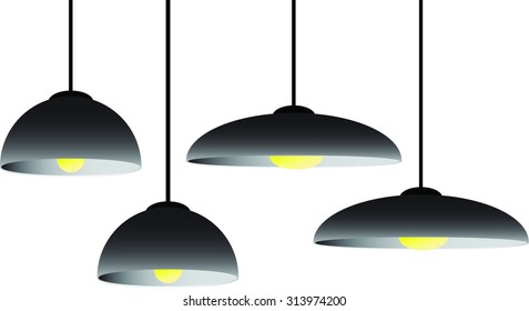 hanging light lamp concept