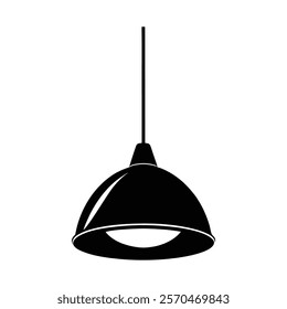 Hanging light vector design illustration.
