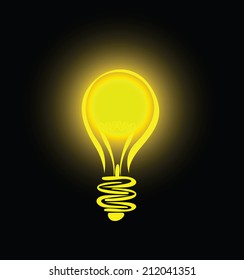 hanging lightbulb 