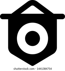 Hanging medal of honor for state security achivement banner