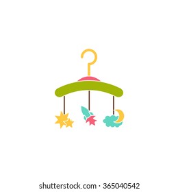 Hanging Mobile Toy Icon. Vector Illustration