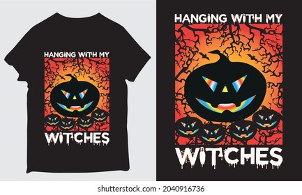 HANGING WITH MY WITCHES DESIGN