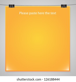 hanging paper