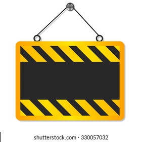 hanging plate under construction
