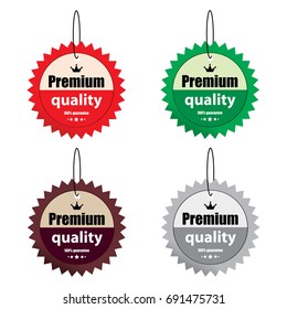 Hanging Premium quality  tags set , Vector