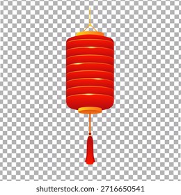 Linterna de papel rojo colgante para la decoración oriental del festival