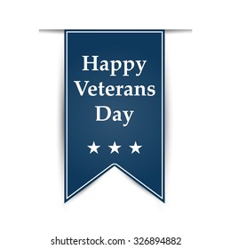 Hanging ribbon on the day of America's  veterans