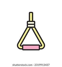 Hanging Rope Icon Vector Illustration