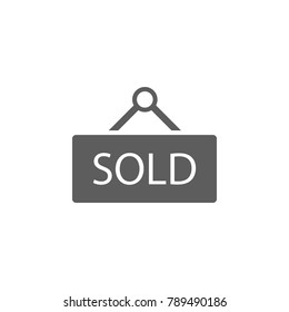 hanging sale sign icon. Web element. Premium quality graphic design. Signs symbols collection, simple icon for websites, web design, mobile app, info graphics on white background