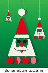 Hanging Santa Ornament