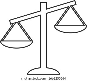 Das Ändern skaliert ein lineares Symbol. Vektorsymbole aus der Business-Kollektion.