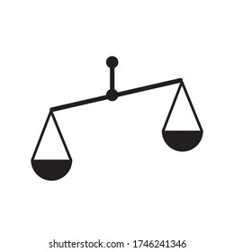 Hanging scales vector simple design
