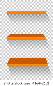 Hanging shelf at three point of view
