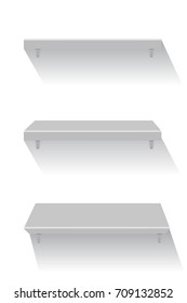 Hanging shelf at three point of view
