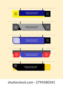 hanging signboard template set with directional arrows