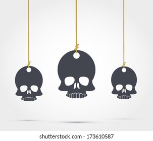Hanging skulls 