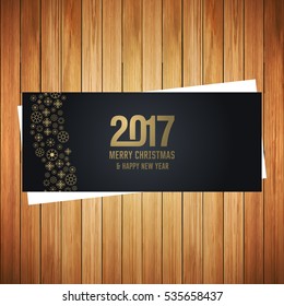hanging snowflake made balls Happy new year black background Invitation card background. Happy New Year Celebration Design, Merry Christmas Greeting Card Design
