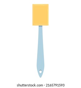 Hanging spatula icon cartoon vector. Grill spoon. Bbq fork