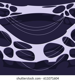 hanging spider web vector illustration