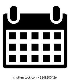 
Hanging square shaped card with digits depicting calendar 
