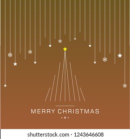 HANGING STAR AND SNOW