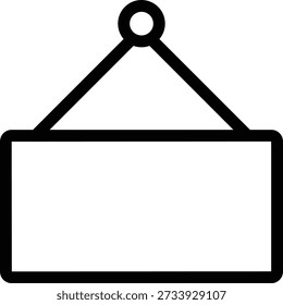 hanging Vector illustration on a transparent background. Premium quality symmbols. Thin line vector icons for concept and graphic design.