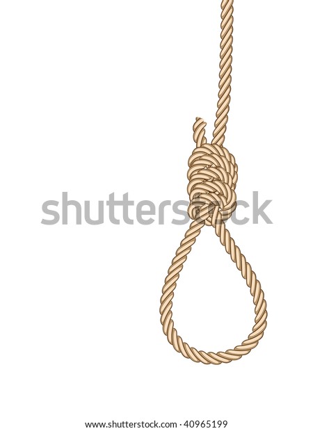 Hangmans Noose Stock Vector (Royalty Free) 40965199 | Shutterstock