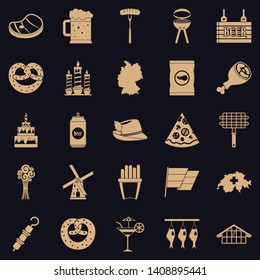 Hangout icons set. Simple set of 25 hangout vector icons for web for any design