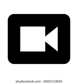 Hangouts videocall button icon vector design in eps 10