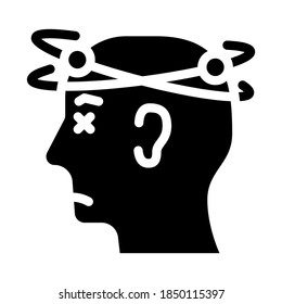 hangover morning glyph icon vector. hangover morning sign. isolated contour symbol black illustration
