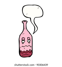 Similar Images, Stock Photos & Vectors of hungover wine bottle cartoon