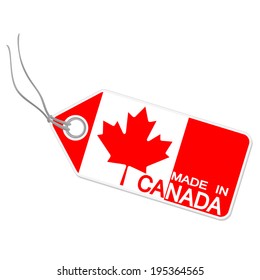 Hangtag With MADE IN CANADA