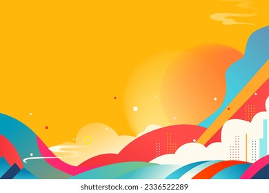 Hangzhou Asian Games Universiade Games Winning Vector Illustration