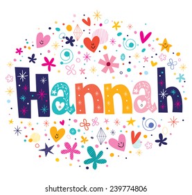 Hannah name design