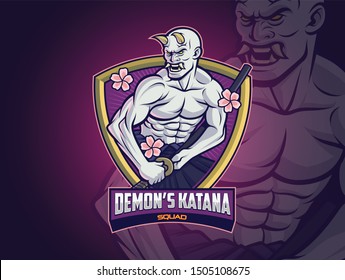 Hannya Demon Esports logo design for your squad