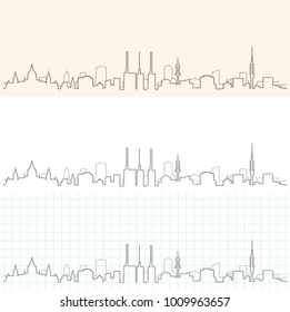 Hanover Hand Drawn Skyline