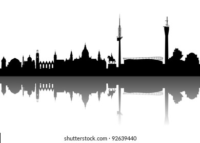 Hanover silhouette abstract