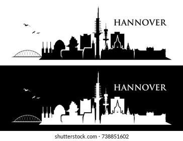 Hanover skyline - Germany - vector illustration