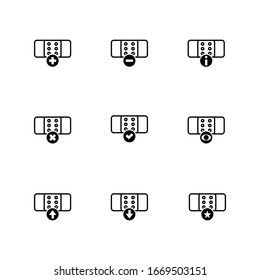 Hansaplast-Symbol auf schwarz-weiß