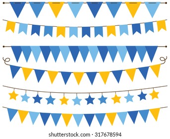 Hanukkah Bunting Flags / Garland