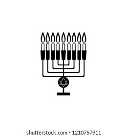 hanukkah candles icon. Element of hanukkah icon for mobile concept and web apps. Detailed hanukkah candles icon can be used for web and mobile